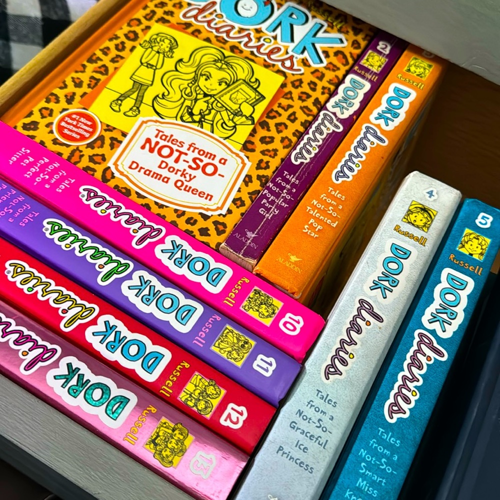 dork diaries series one through 13, all hardcover, but book 2